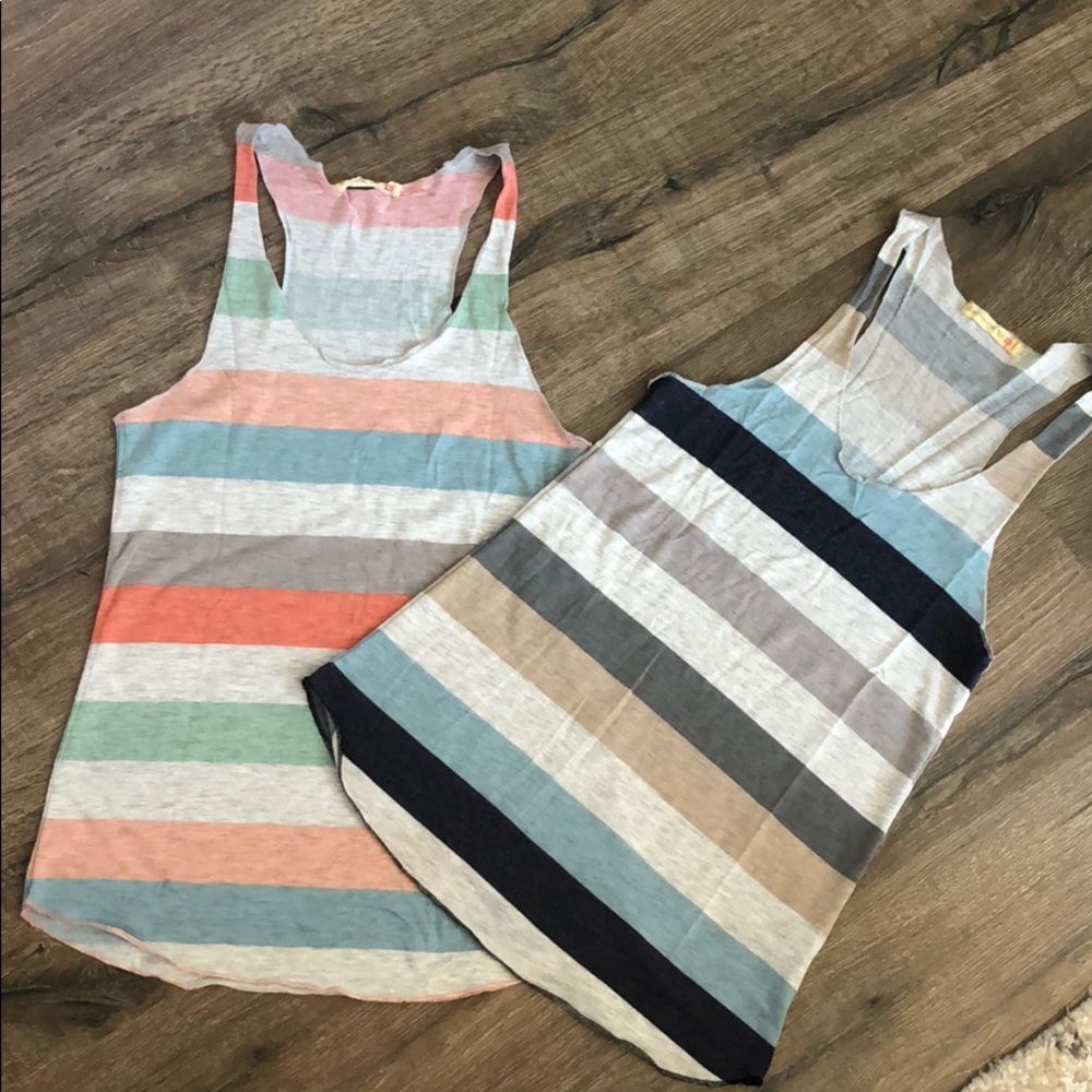 2 racer back tanks